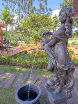 Fonte monumental para jardim de luxo